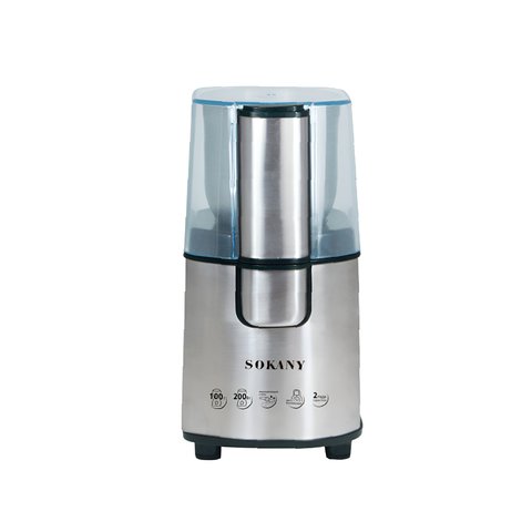 Кавомолка електрична Sokany SK-3020S Cofee Grinder 200W 90g кавоварка для дому 2085920759 фото