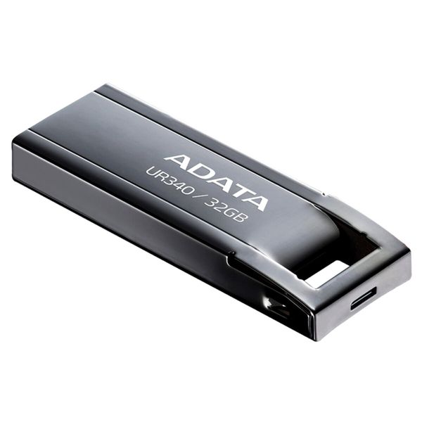 Flash A-DATA USB 3.2 UR340 32Gb Black (AROY-UR340-32GBK) 43563 фото