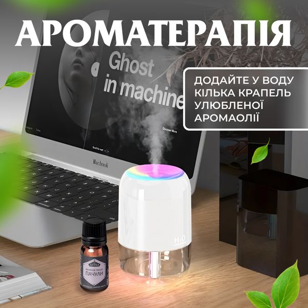 Зволожувач повітря H2O Colorfull Humidifier USB 200ml зволожувачі повітря 2073258246 фото