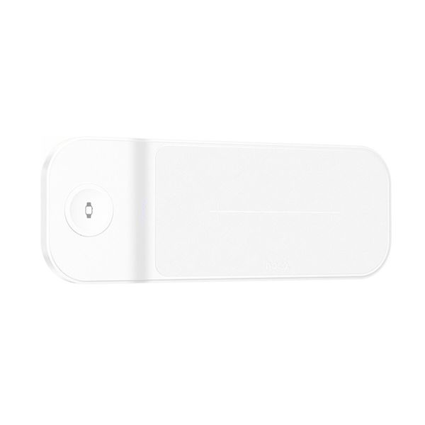 Беспроводное зарядное устройство для HOCO CQ6 Power 3-in-1 Wireless Fast Charger (SAM Watch) White (6942007612036 ) 49054 фото