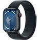 Apple Watch Series 9 41mm (GPS+LTE) Midnight Aluminum Case with Midnight Sport Loop (MRHU3) 00000045314-001 фото 1