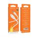 Аудiо-кабель BOROFONE BL18 iP silicone digital audio conversion cable White (BL18W) 41704 фото 3