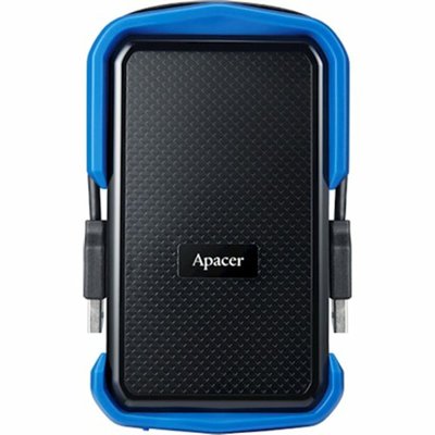 Зовнішній жорсткий диск PHD External 2.5'' Apacer USB 3.1 AC631 1TB Black/Blue (color box) (AP1TBAC631U-1) 1319 фото