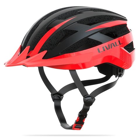 Защитный шлем Livall MT1 NEO (L) Black/Red (58-62см), акустика, микрофон, сигналы поворотов и стопов, приложение, пульт BR80, Bluetooth (LIV-T0MT1N-1343) 51269 фото