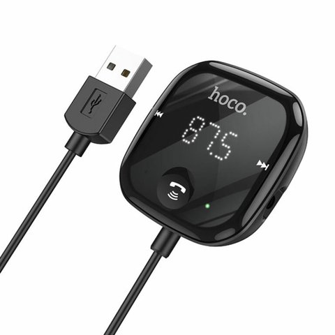 Bluetooth ресивер HOCO E65 Unity car BT FM transmitter Black (6931474748324 ) 23617 фото