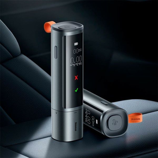 Алкотестер Baseus SafeJourney Pro Series Breathalyzer, Space Grey (CRCX060014) 45535 фото