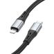 Кабель BOROFONE BX88 Solid PD silicone charging data cable for iP Black (BX88LPB) 33206 фото 5