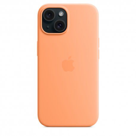 Чохол Apple iPhone 15 Silicone Case with MagSafe Orange Sorbet (MT0W3) 00000043476 фото