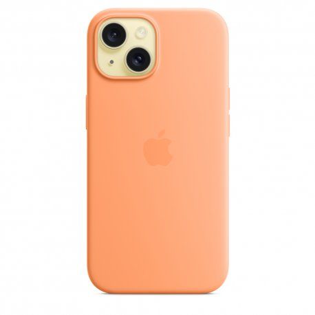 Чохол Apple iPhone 15 Silicone Case with MagSafe Orange Sorbet (MT0W3) 00000043476 фото