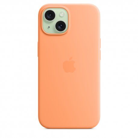 Чохол Apple iPhone 15 Silicone Case with MagSafe Orange Sorbet (MT0W3) 00000043476 фото