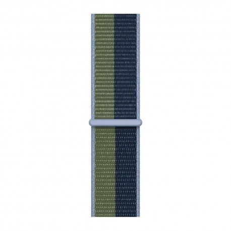 Ремінець Sport Loop Band для Apple Watch 41mm Abyss Blue/Moss Green Sport Loop (ML2Q3) 00000043262 фото