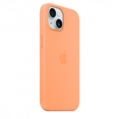 Чохол Apple iPhone 15 Silicone Case with MagSafe Orange Sorbet (MT0W3) 00000043476 фото