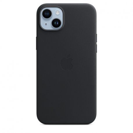 Чохол Apple iPhone 14 Plus Leather Case with MagSafe Midnight (MPP93) 00000037609 фото