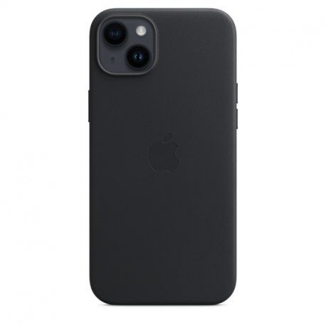 Чохол Apple iPhone 14 Plus Leather Case with MagSafe Midnight (MPP93) 00000037609 фото