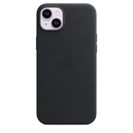 Чохол Apple iPhone 14 Plus Leather Case with MagSafe Midnight (MPP93) 00000037609 фото