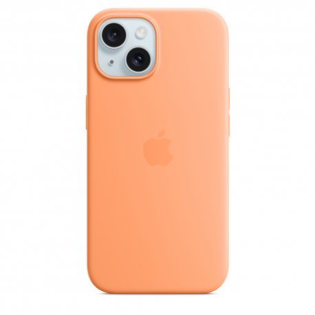 Чохол Apple iPhone 15 Silicone Case with MagSafe Orange Sorbet (MT0W3) 00000043476 фото