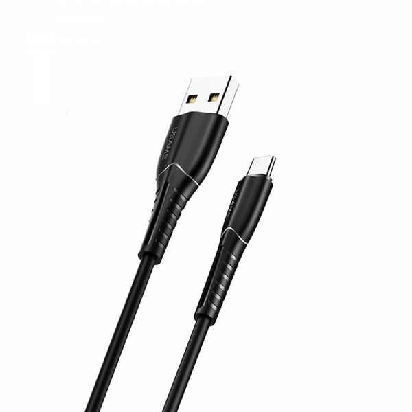 Кабель Usams US-SJ366 U35 Type-C Charging Cable 1M Black (SJ366USB01) 15140 фото