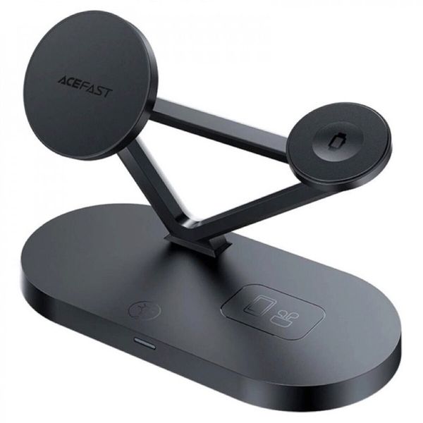 Беспроводное зарядное устройство для ACEFAST E9 Desktop 3-in-1 Wireless Charging Holder Black (AFE9) 41465 фото