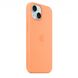 Чохол Apple iPhone 15 Silicone Case with MagSafe Orange Sorbet (MT0W3) 00000043476 фото 5