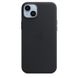 Чохол Apple iPhone 14 Plus Leather Case with MagSafe Midnight (MPP93) 00000037609 фото 1