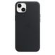 Чохол Apple iPhone 14 Plus Leather Case with MagSafe Midnight (MPP93) 00000037609 фото 5