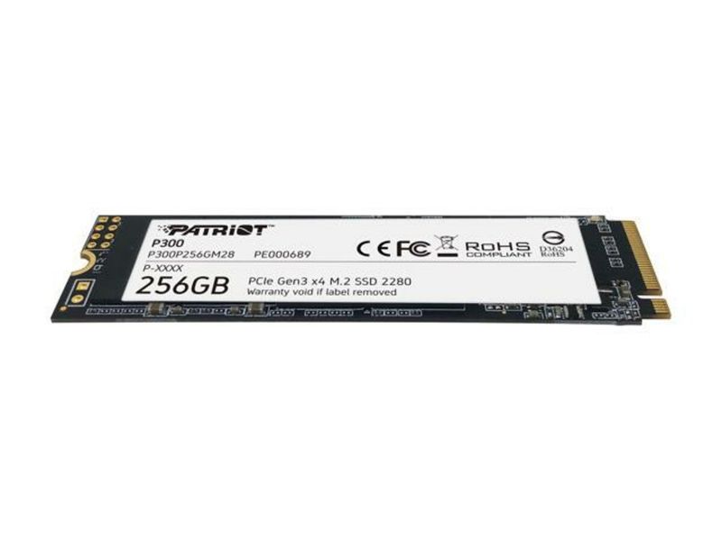 SSD M.2 Patriot P300 256GB NVMe 2280 PCIe 3.0 3D TLC (P300P256GM28) 11152 фото