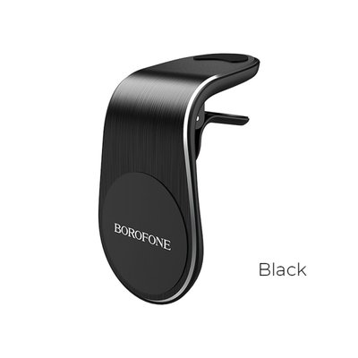 Тримач для мобільного BOROFONE BH10 Air outlet magnetic in-car holder Black (BH10B) 13045 фото