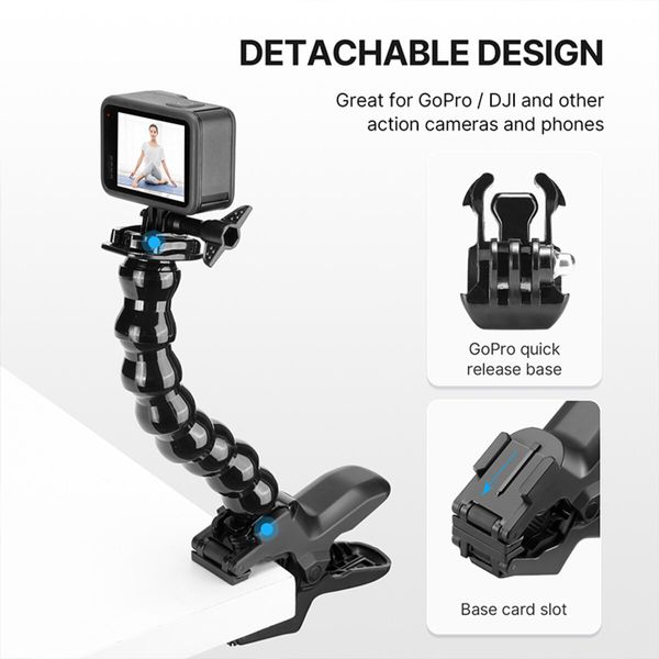 Тримач для телефону U-select Clamp Phone Mount with Adjustable Gooseneck (UV-2997 MP-4) (UV-2997) 45716 фото