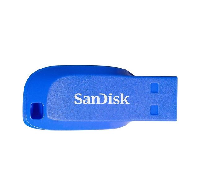 Flash SanDisk USB 2.0 Cruzer Blade 32Gb Electric Blue (SDCZ50C-032G-B35BE) 45523 фото