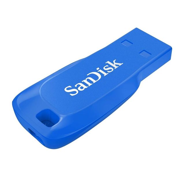 Flash SanDisk USB 2.0 Cruzer Blade 32Gb Electric Blue (SDCZ50C-032G-B35BE) 45523 фото