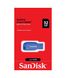 Flash SanDisk USB 2.0 Cruzer Blade 32Gb Electric Blue (SDCZ50C-032G-B35BE) 45523 фото 3