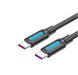 Кабель Vention USB 2.0 C Male to C Male 5A Cable 1M Black PVC Type (COTBF) (COTBF) 48041 фото 1