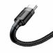 Кабель Baseus Cafule Cable USB For Type-C 3A 1m Gray+Black (CATKLF-BG1) 7709 фото 5