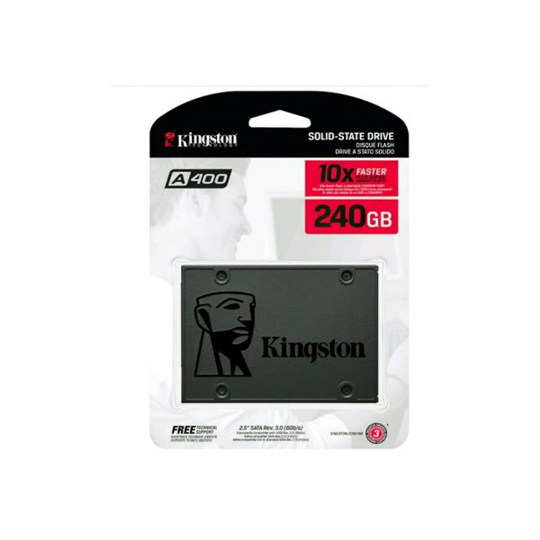 SSD Kingston SSDNow A400 240GB 2.5" SATAIII 3D NAND (SA400S37/240G) 7495 фото