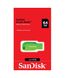 Flash SanDisk USB 2.0 Cruzer Blade 32Gb Green (SDCZ50C-032G-B35GE) 45524 фото 2