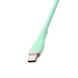 Кабель Vention USB 2.0 C Male to C Male 5A Cable 1M Light Green Silicone Type (TAWGF) (TAWGF) 48042 фото 3