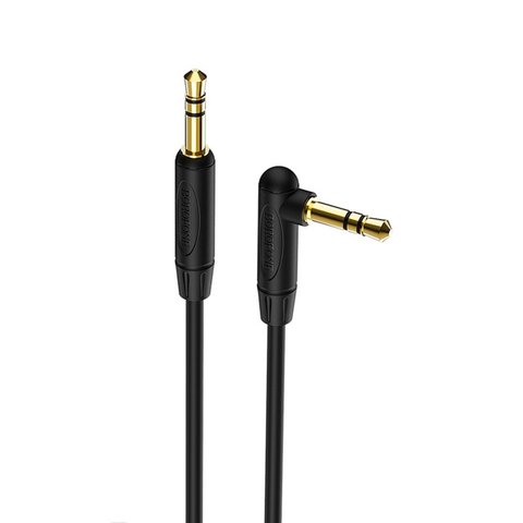 Аудiо-кабель BOROFONE BL4 audio AUX cable 1m, Black (BL4B) 13242 фото