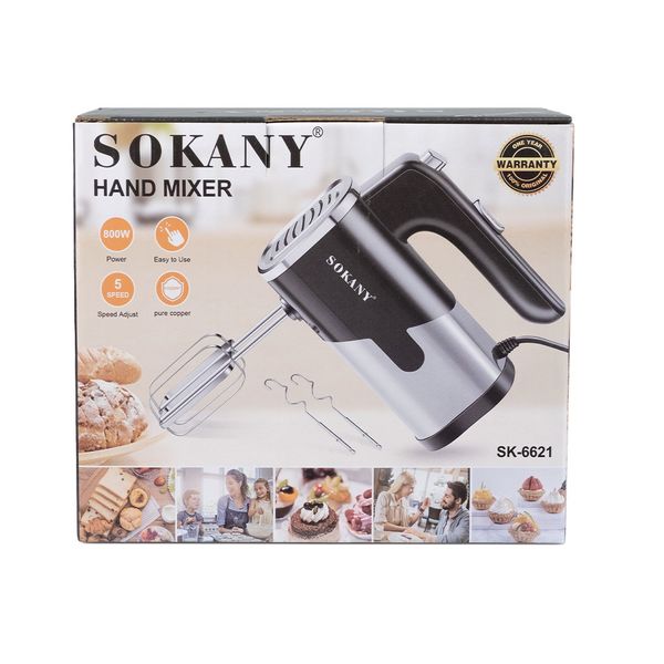 Міксер ручний Sokany SK-6621 Hand Mixer 800W міксер блендер 1889896100 фото