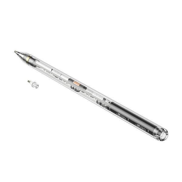 Стилус HOCO GM110 Transparent Explore Series Active Pad dedicated capacitive pen transparent black (6942007616744 ) 48730 фото