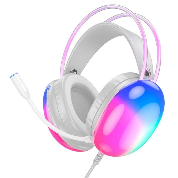 Наушники HOCO W109 Rich gaming headphones White (6942007609012) 47941 фото