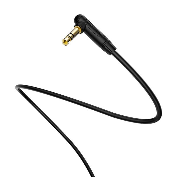 Аудiо-кабель BOROFONE BL4 audio AUX cable 1m, Black (BL4B) 13242 фото