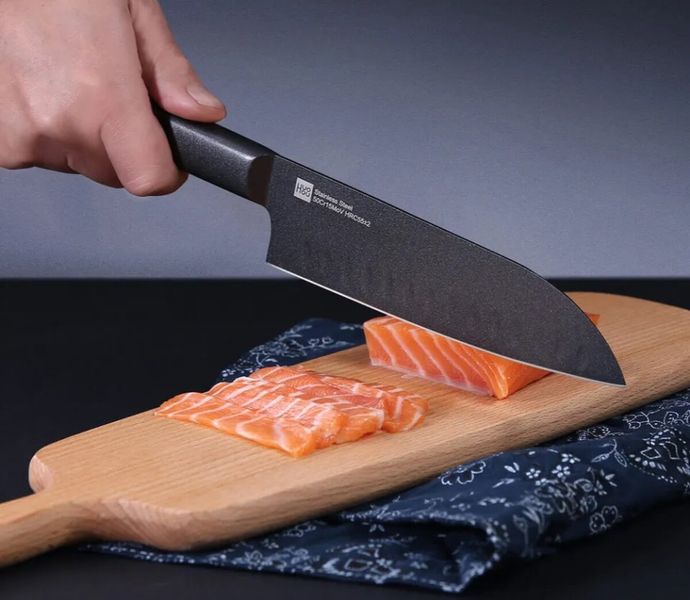 Набір ножів з 2 предметів Xiaomi HuoHou Heat Knife Set Black 2 pcs (HU0015) 50358 фото