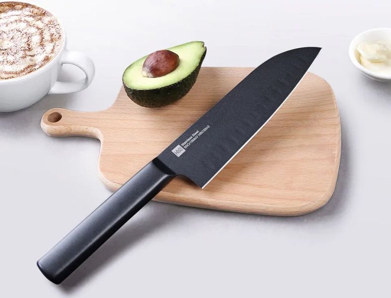 Набір ножів з 2 предметів Xiaomi HuoHou Heat Knife Set Black 2 pcs (HU0015) 50358 фото