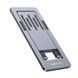 Тримач для мобільного BOROFONE BH112 Kerry metal folding desktop stand Metal Gray (6941991109980) 49631 фото 3