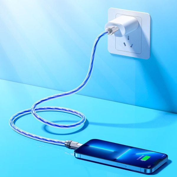 Кабель HOCO U113 Solid silicone charging data cable iP Blue (6931474790057) 44082 фото