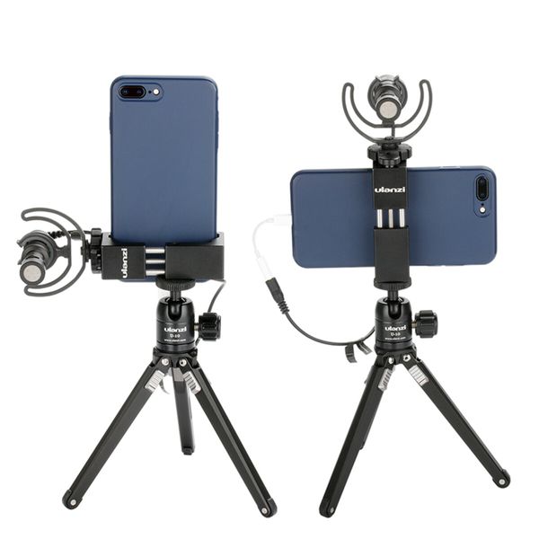 Тримач для телефону Ulanzi Vijim Iron Man II Phone Tripod Mount black (UV-0849 ST-02S) (UV-0849) 45601 фото