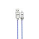 Кабель HOCO U113 Solid silicone charging data cable iP Blue (6931474790057) 44082 фото 1