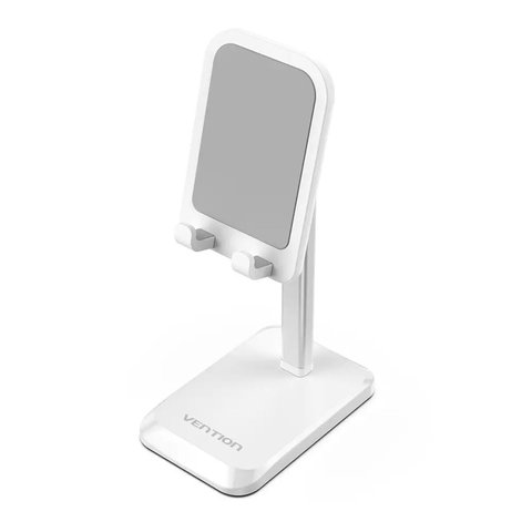 Тримач для телефону Height Adjustable Desktop Cell Phone Stand White Aluminum Alloy Type (KCQW0) (KCQW0) 49953 фото