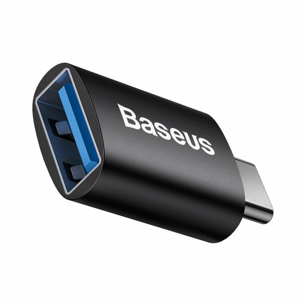 Адаптер Baseus Ingenuity Series Mini OTG Adaptor Type-C to USB-A 3.1 Black (ZJJQ000001) 15853 фото