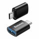 Адаптер Baseus Ingenuity Series Mini OTG Adaptor Type-C to USB-A 3.1 Black (ZJJQ000001) 15853 фото 2